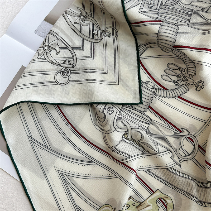40% Silk 60% Wool Scarf 135x13 - Shawl Wrap Winter avis et prix