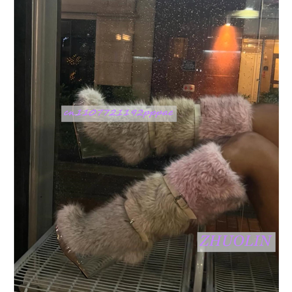 Winter Gradient Furry Transpar - Waterproof Winter Boot avis et prix
