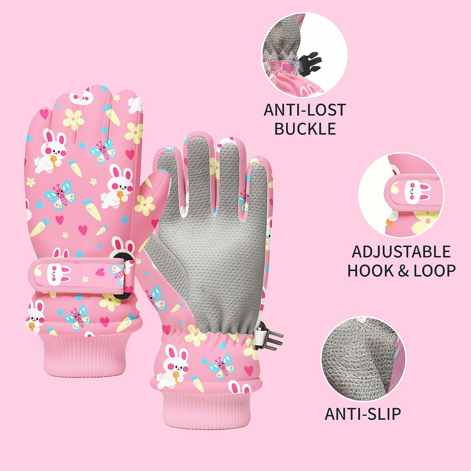 Kids Winter Snow Gloves, Water - Snow Glove Insulated avis et prix