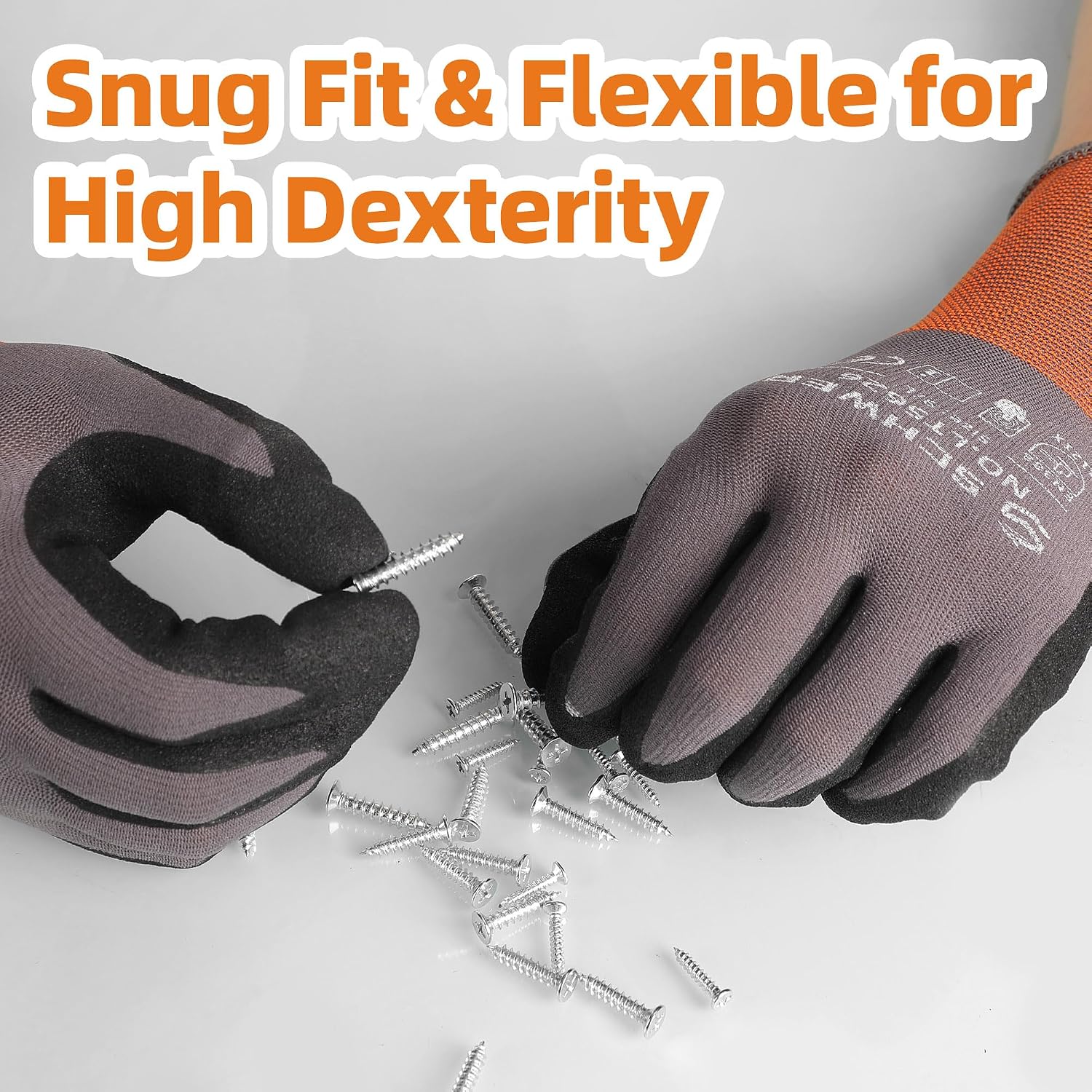 6 Pairs Heavy Duty Work Gloves - Touch Screen Gloves avis et prix