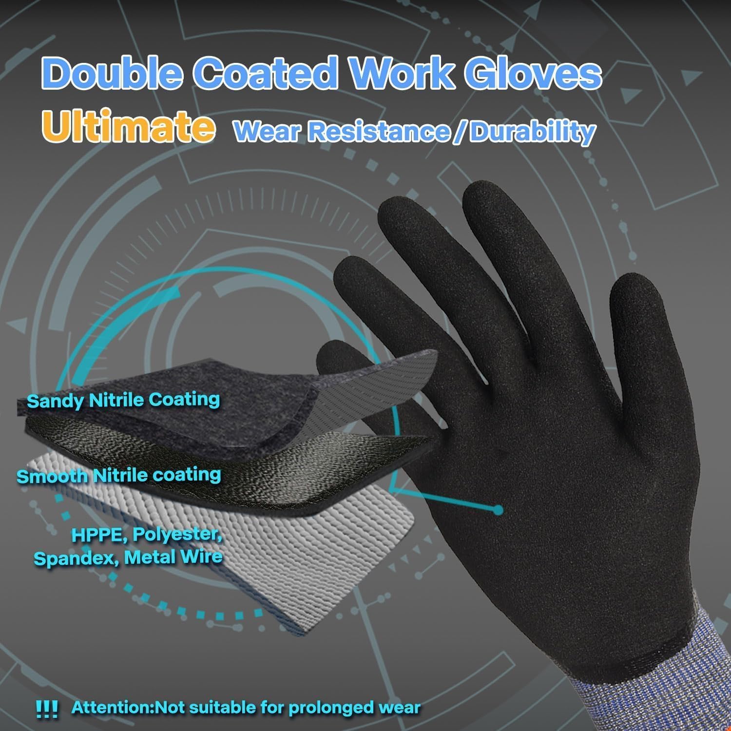 ANSI A9 Cut Resistant Gloves,  - Touch Screen Gloves avis et prix