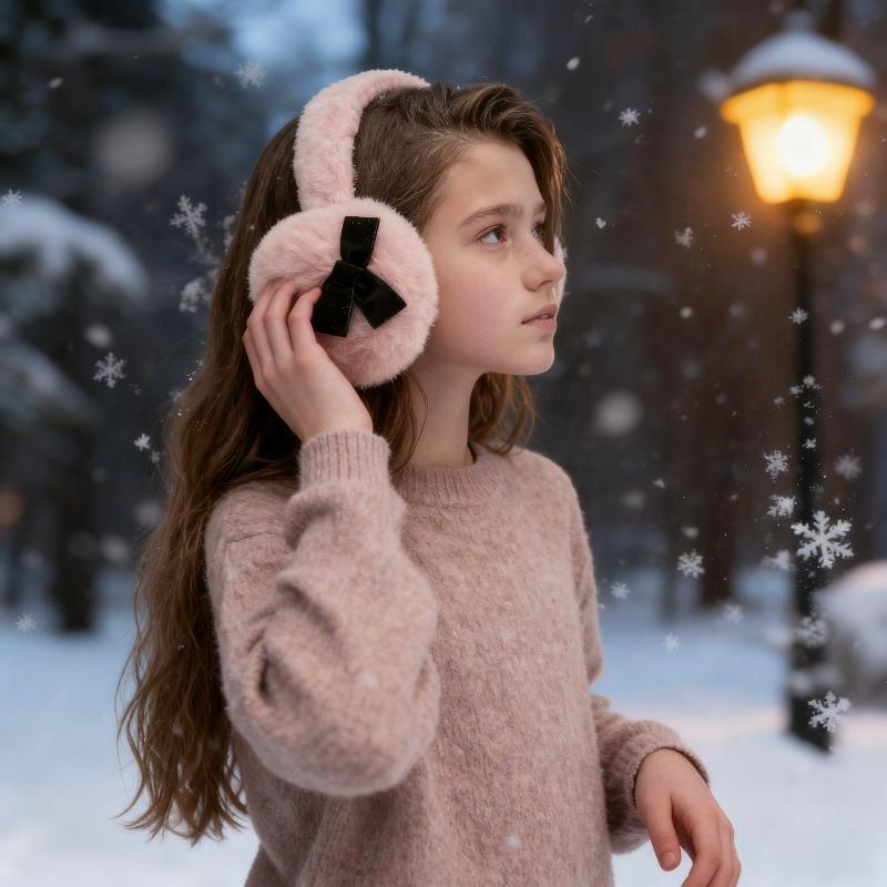 1pc Women's Winter Solid Color - Earmuffs Foldable avis et prix