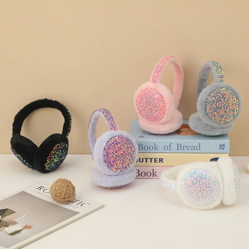 Women's Earmuffs Korean Glitte - Earmuffs Foldable avis et prix