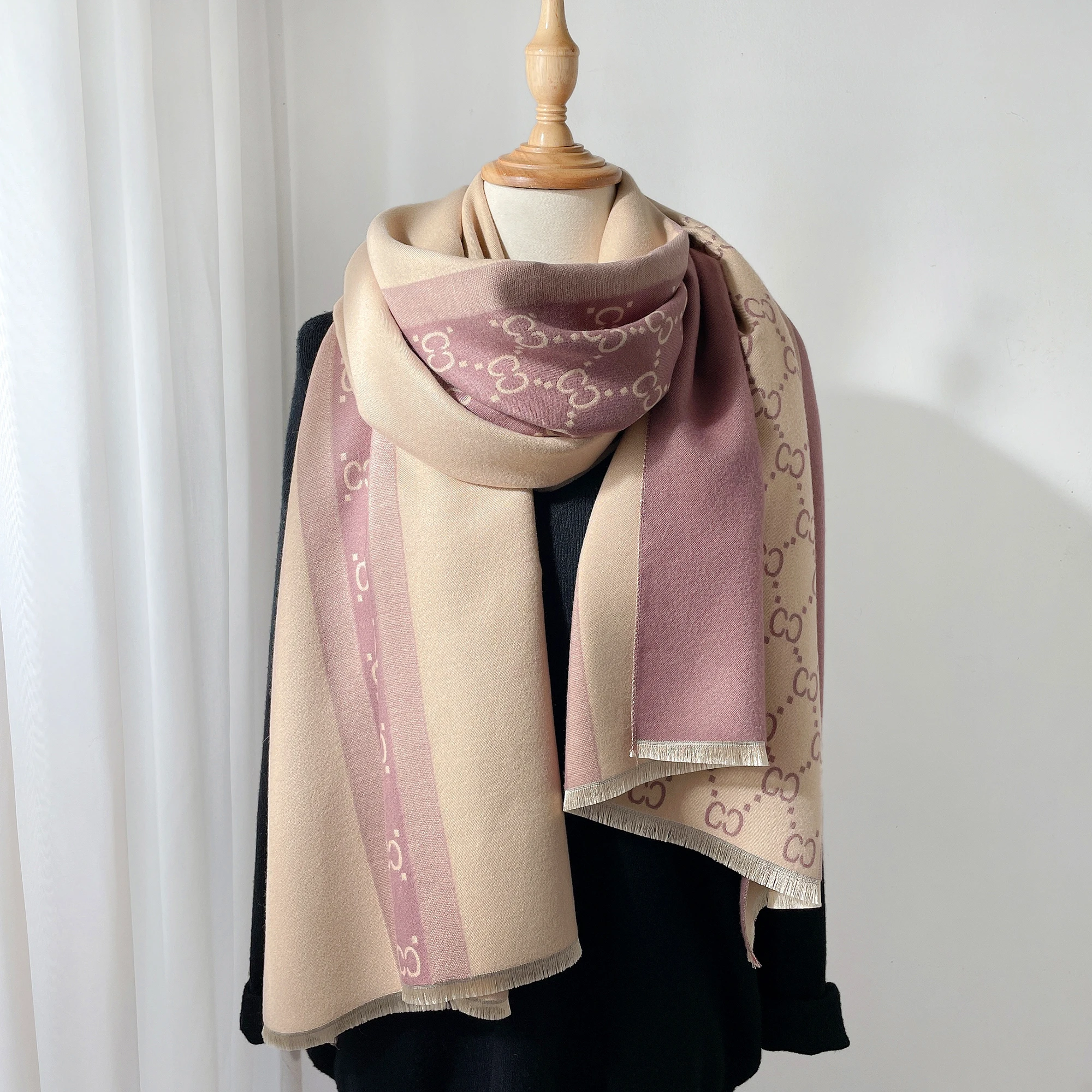 2025 Autumn and Winter New Eur - Wool Scarf Men avis et prix