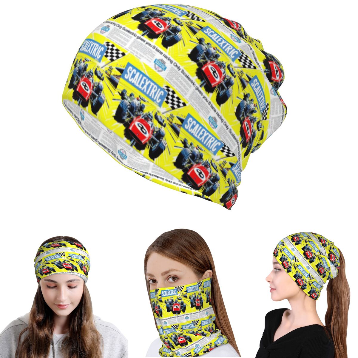 Scalextric Vintage Stuff Banda - Knit Beanie Hat Warm avis et prix