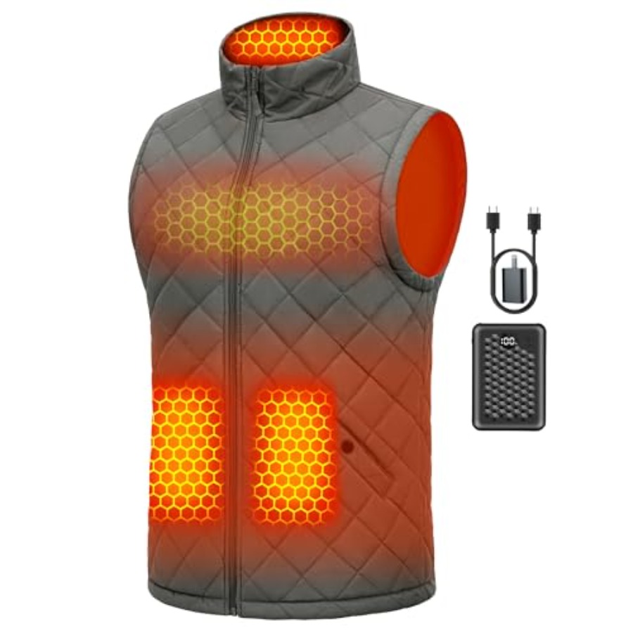 Wulcea Graphene Heated Vest Fo - Heated Vest Battery avis et prix