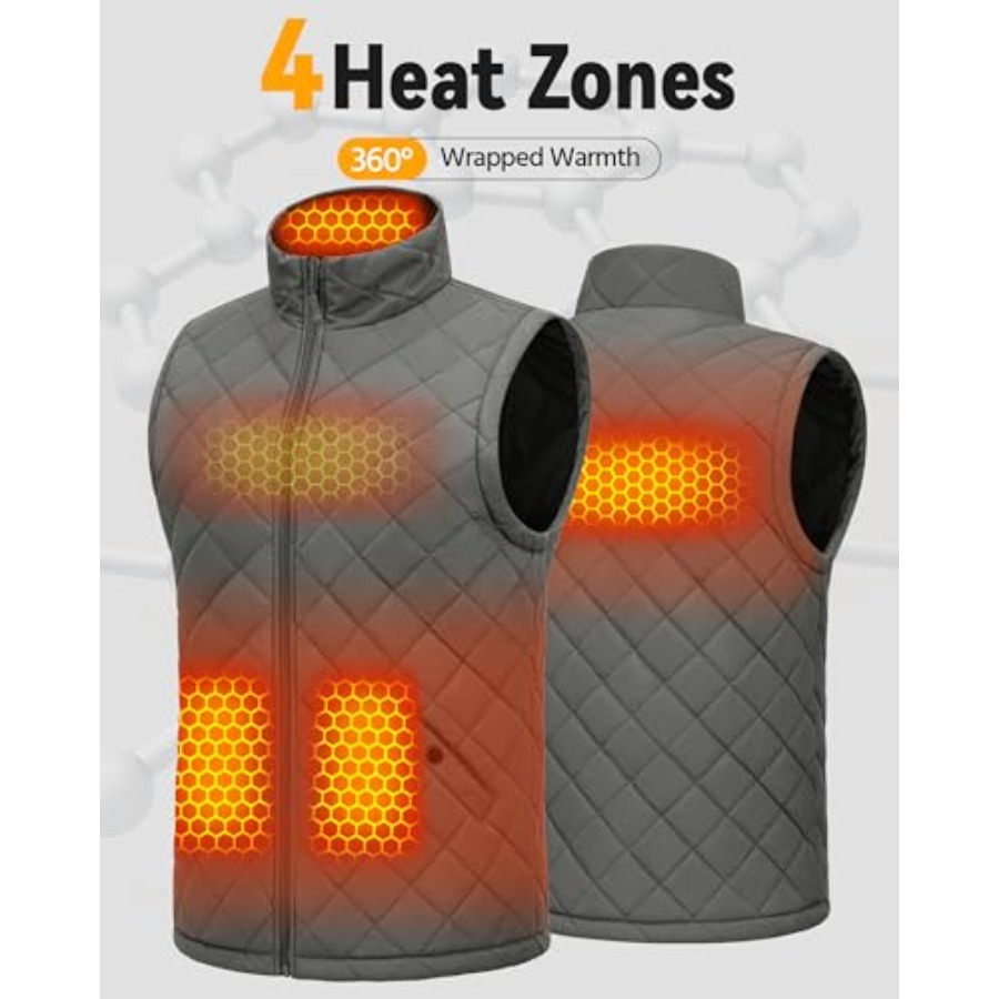 Wulcea Graphene Heated Vest Fo - Heated Vest Battery avis et prix
