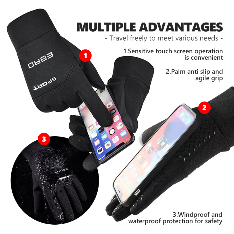 Waterproof Winter Warm Gloves  - Touch Screen Gloves avis et prix