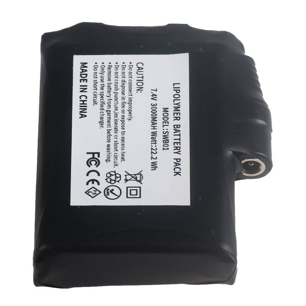 7.4V Li-Polymer 3000mah Batter - Heated Vest Battery avis et prix