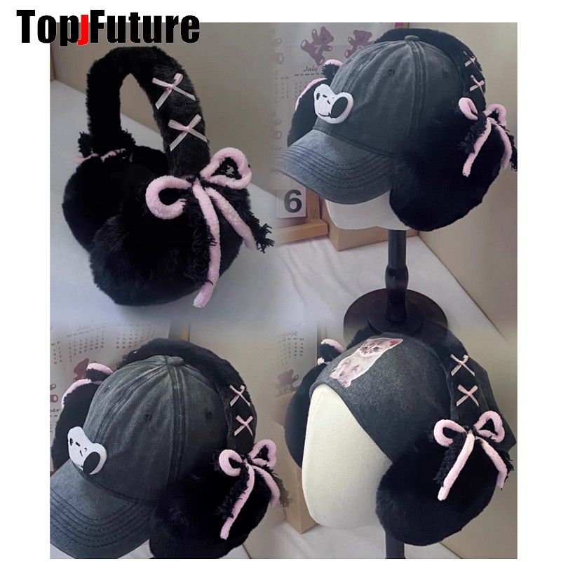 Harajuku Y2k Cute Sweet Lolita - Earmuffs Foldable avis et prix