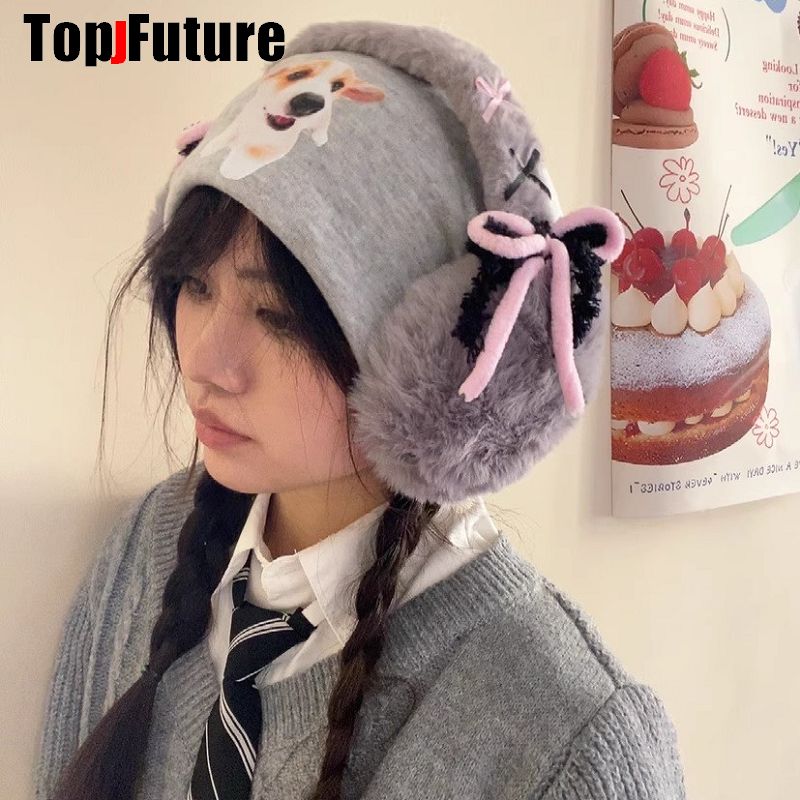 Harajuku Y2k Cute Sweet Lolita - Earmuffs Foldable avis et prix