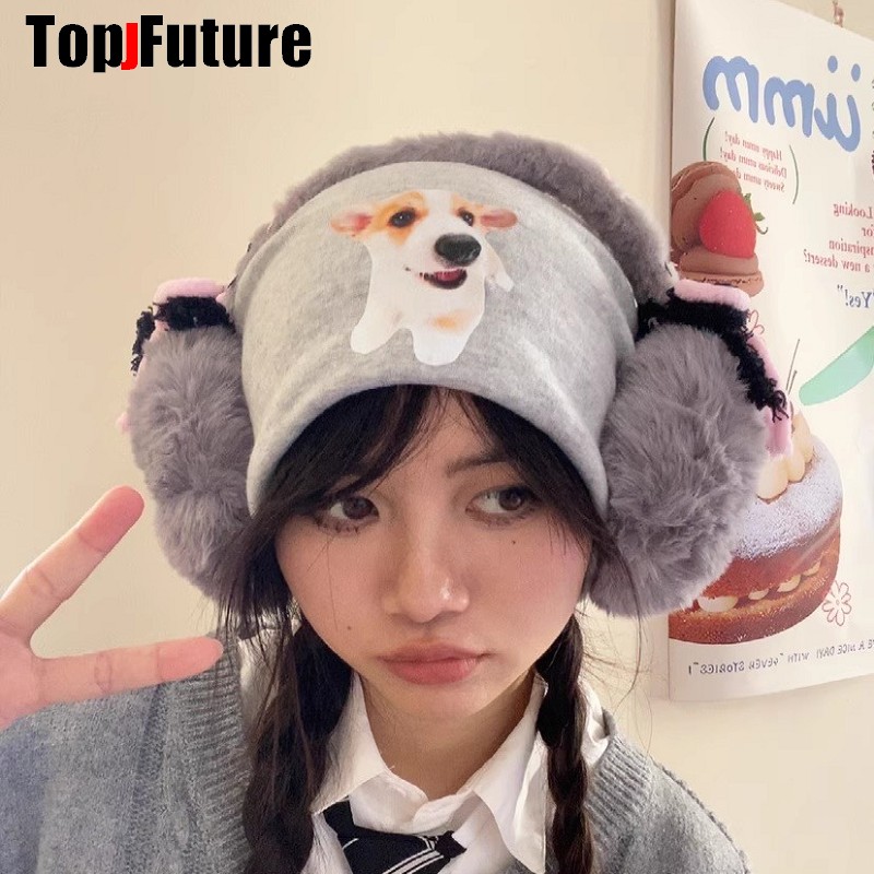 Harajuku Y2k Cute Sweet Lolita - Earmuffs Foldable avis et prix