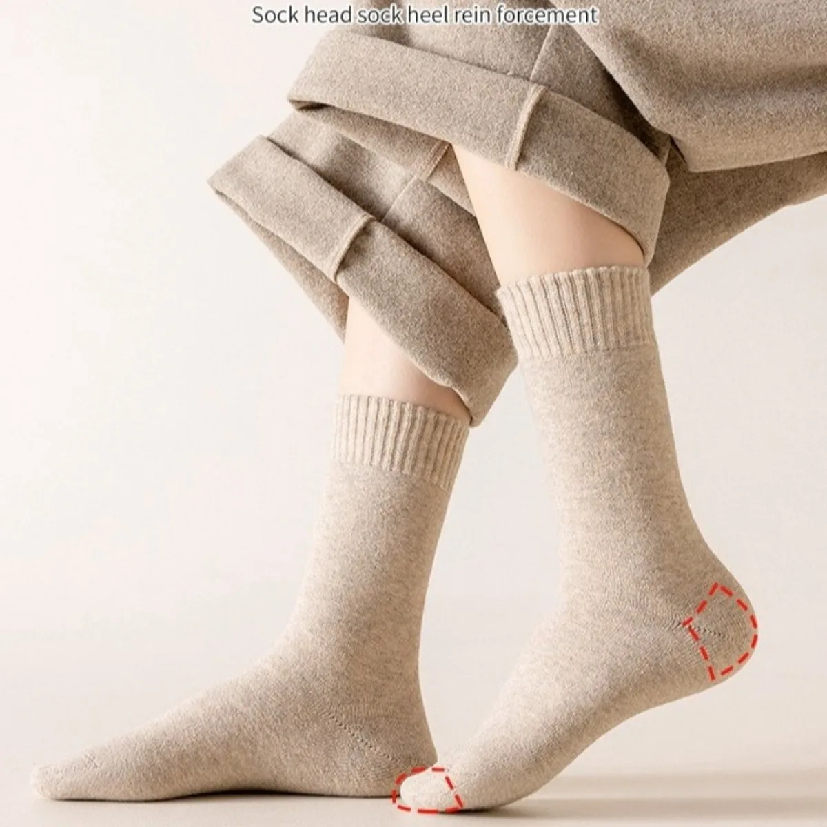 1 Pair Winter Warm Thermal Soc - Thermal Sock Wool avis et prix