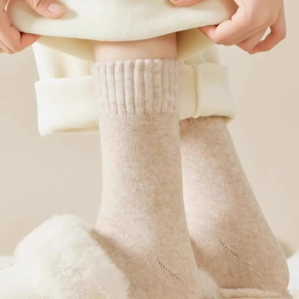 1 Pair Winter Warm Thermal Soc - Thermal Sock Wool avis et prix