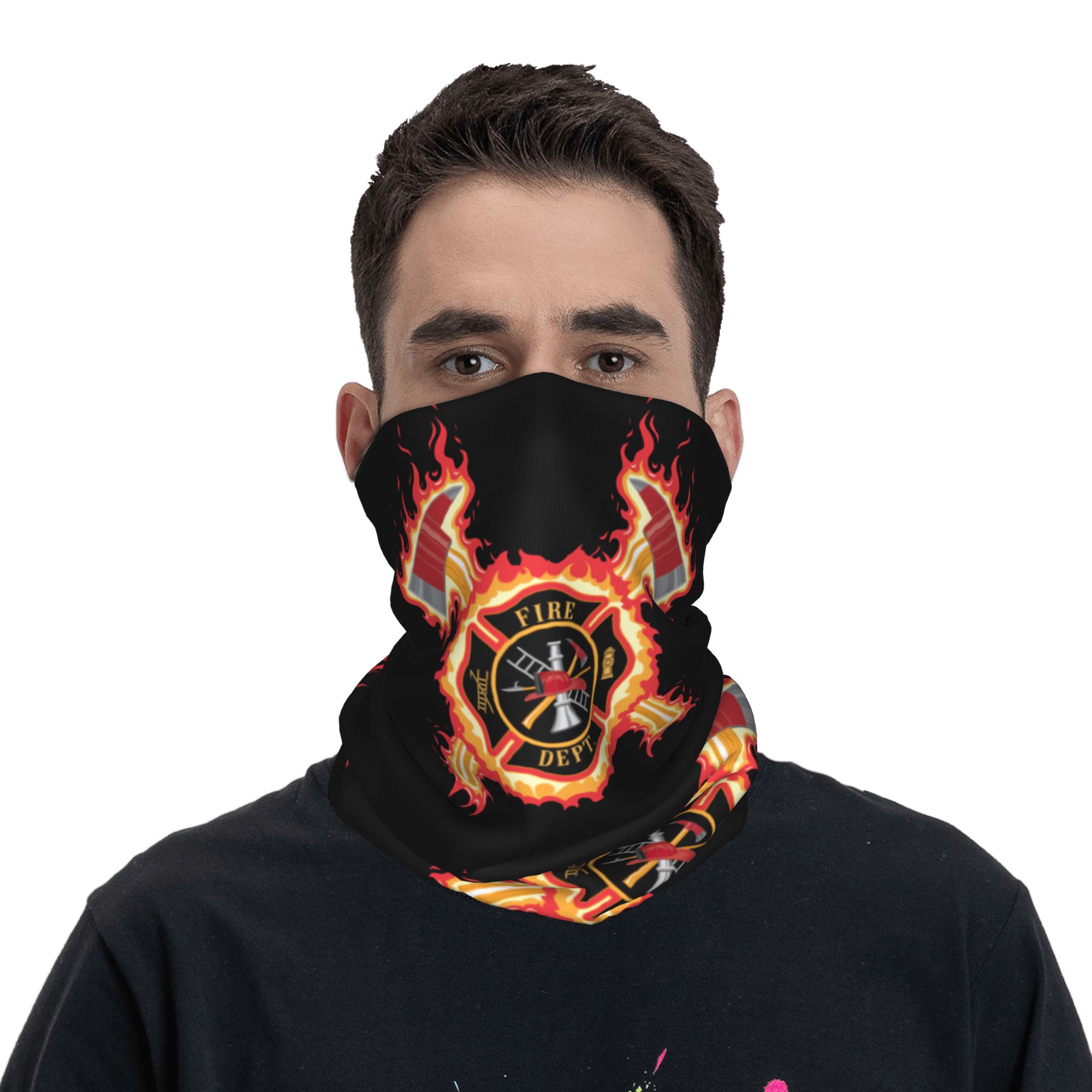 Custom Firefighter Cross Banda - Neck Gaiter Fleece avis et prix