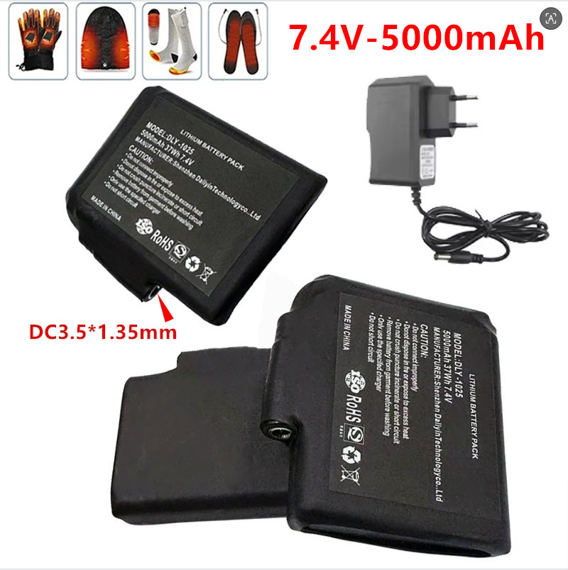 New High-quality7.4 V, 5000mAh - Heated Vest Battery avis et prix