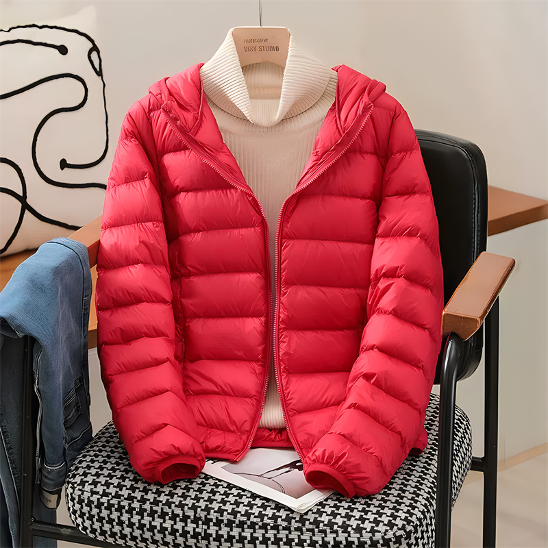 Plus Size Women Hooded Korean  - Down Jacket Packable avis et prix