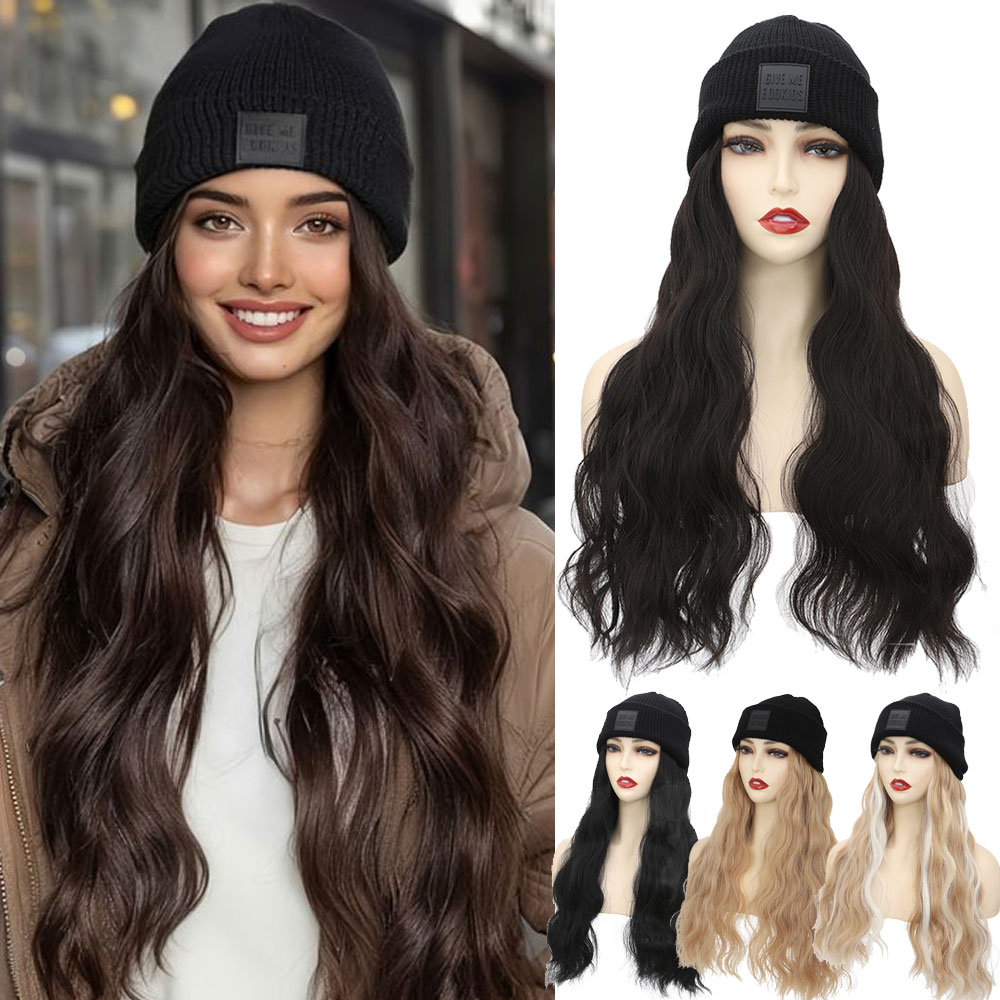 S-noilite Synthetic Hat Wig Be - Knit Beanie Hat Warm avis et prix
