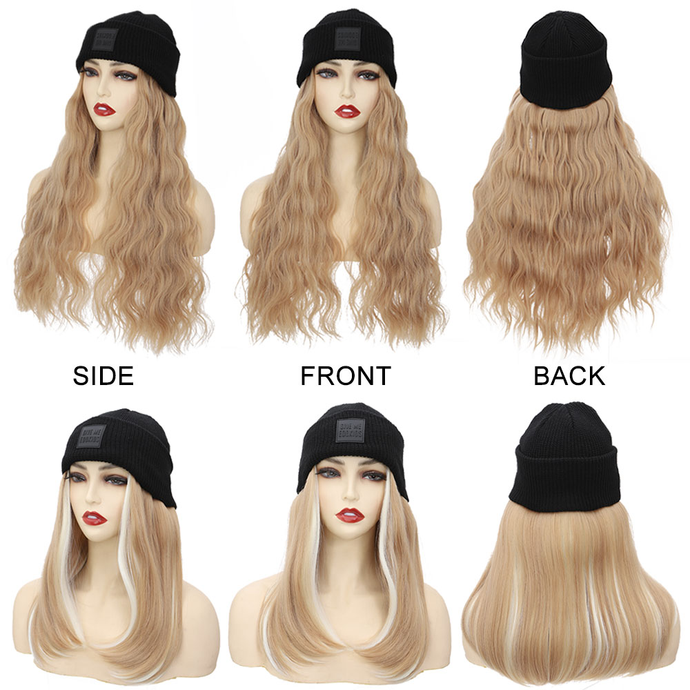 S-noilite Synthetic Hat Wig Be - Knit Beanie Hat Warm avis et prix