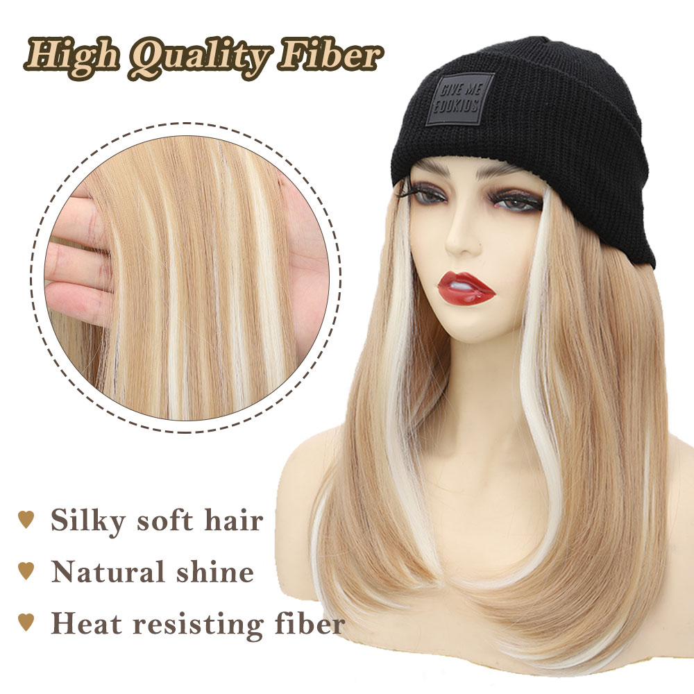 S-noilite Synthetic Hat Wig Be - Knit Beanie Hat Warm avis et prix