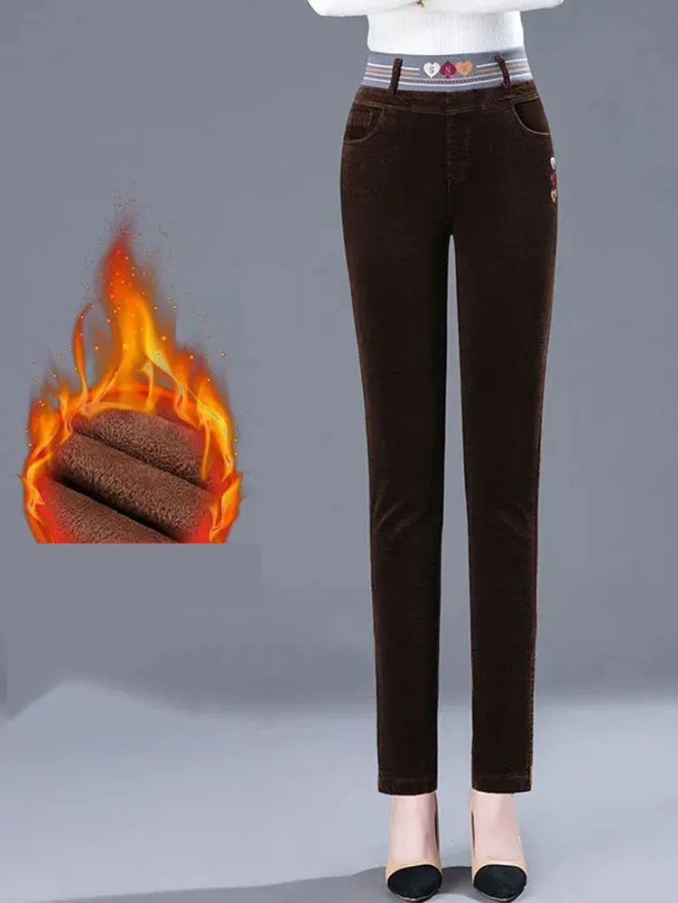 Winter Thicken Plush Lined Pen - Corduroy Pant Warm avis et prix