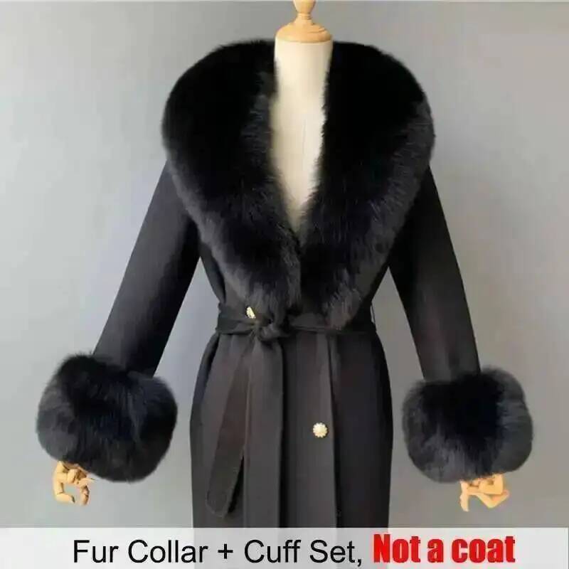 Real Fur Collar And Cuffs Set  - Shawl Wrap Winter avis et prix