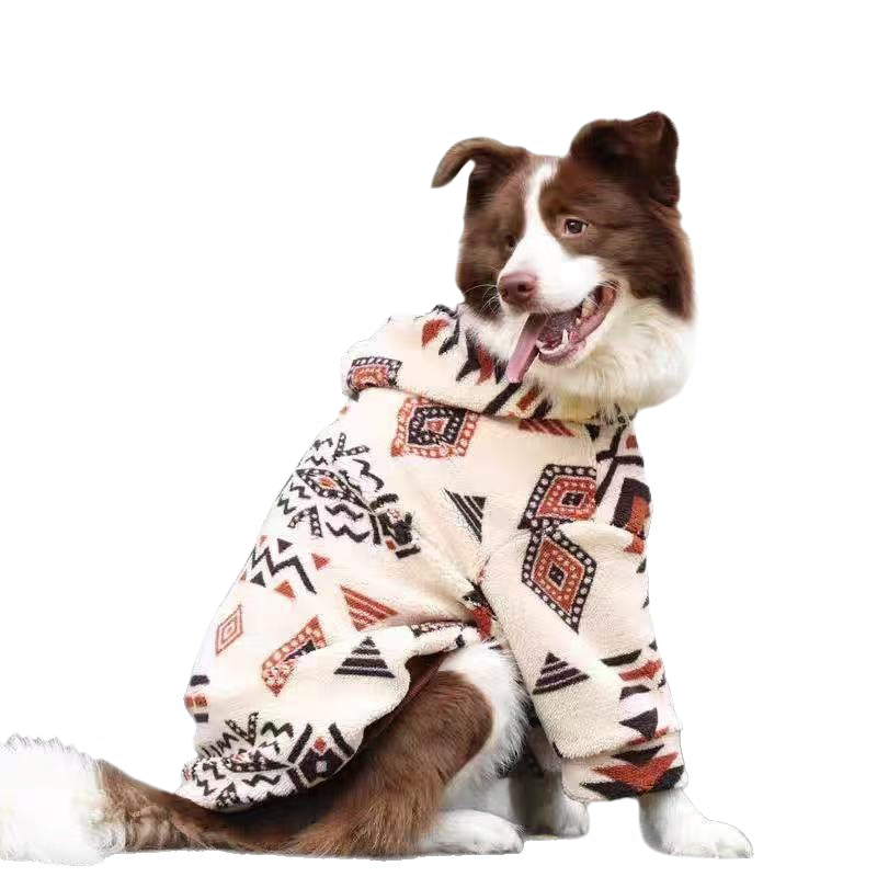 Winter Warm Hooded Dog Coat Sh - Sherpa Hoodie Fleece avis et prix