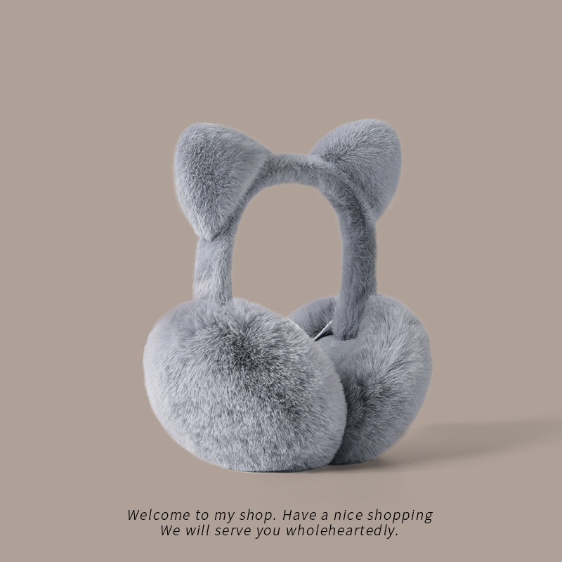 Cat ears foldable earmuffs plu - Earmuffs Foldable avis et prix