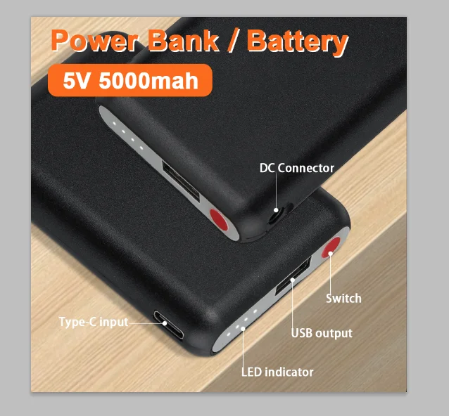 5V 5000mAh Heated Gloves Batte - Heated Vest Battery avis et prix