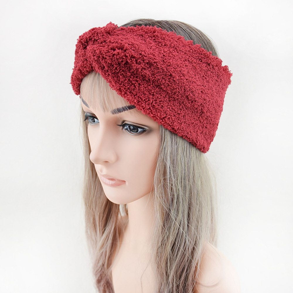 New Fleece Cross Wide Headband - Winter Headband Fleece avis et prix
