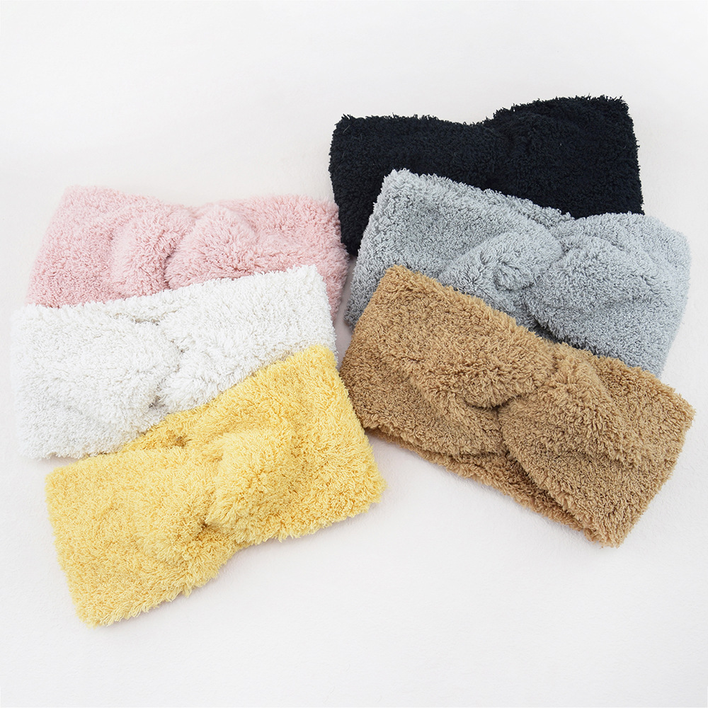 New Fleece Cross Wide Headband - Winter Headband Fleece avis et prix
