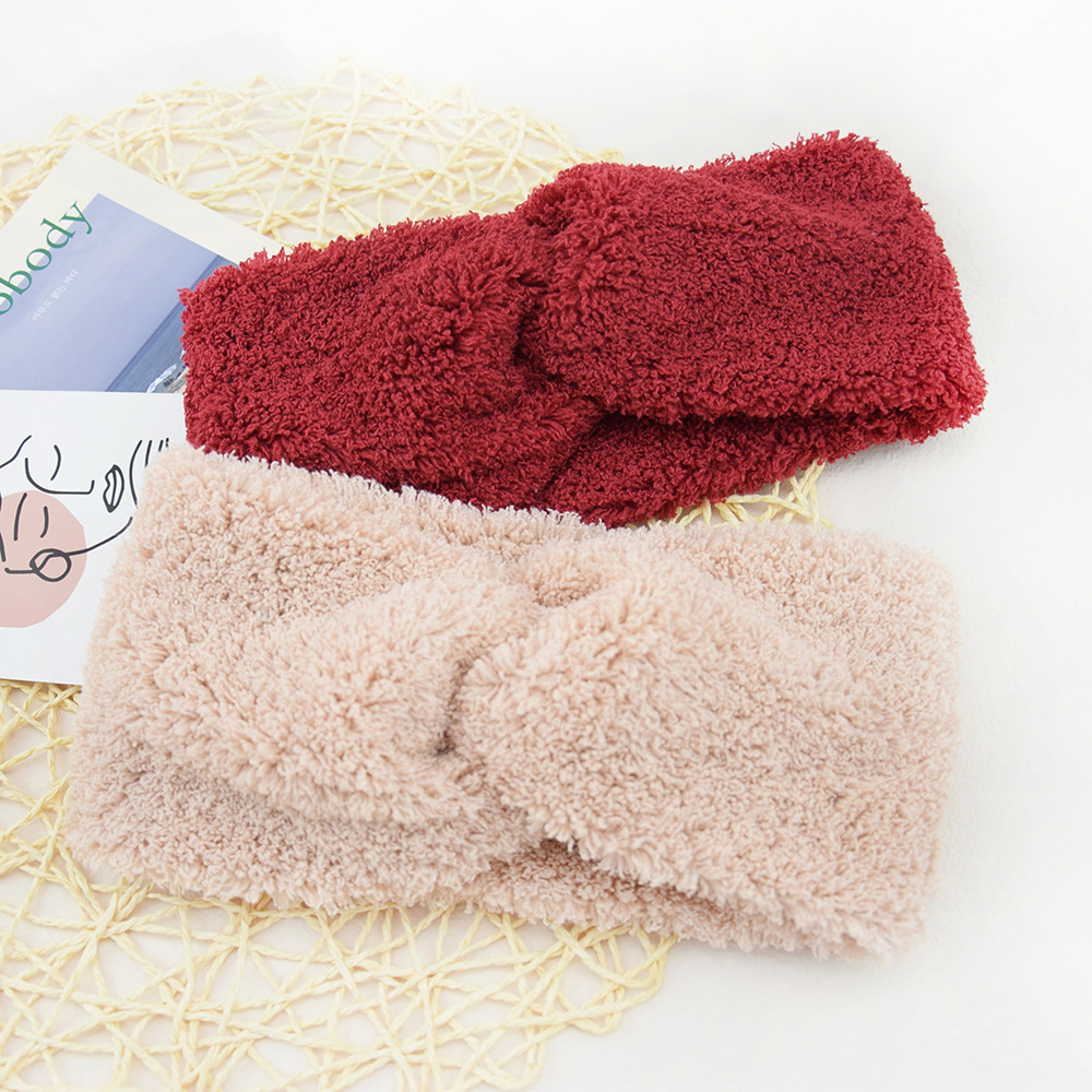 New Fleece Cross Wide Headband - Winter Headband Fleece avis et prix