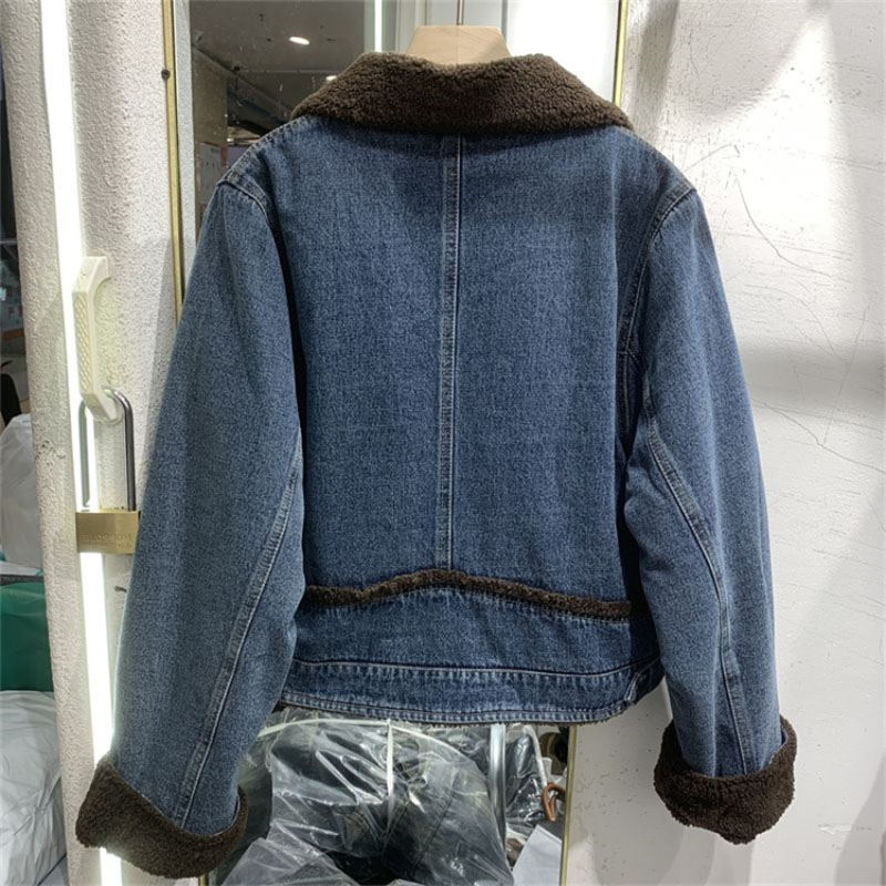 Thickened Denim Winter Coat Co - Down Jacket Packable avis et prix