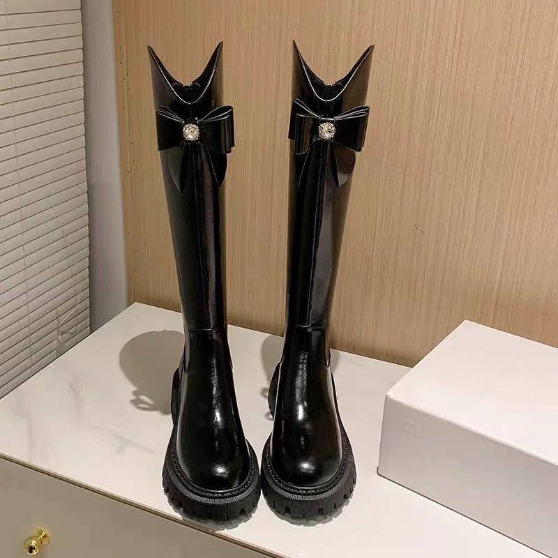 Round Toe Leather Rhinestone W - Waterproof Winter Boot avis et prix