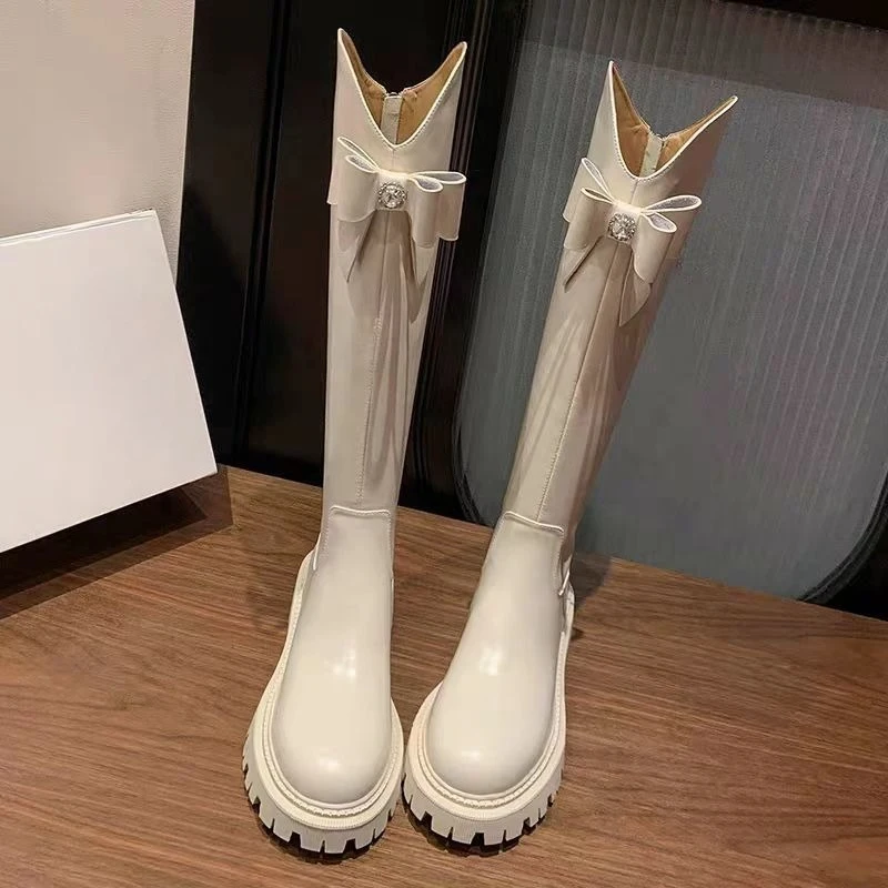 Round Toe Leather Rhinestone W - Waterproof Winter Boot avis et prix