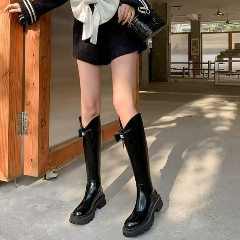 Round Toe Leather Rhinestone W - Waterproof Winter Boot avis et prix