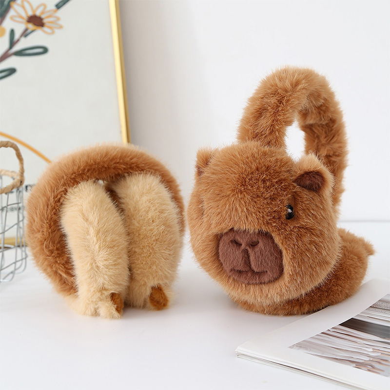Cute Capibala Earmuffs Cartoon - Earmuffs Foldable avis et prix