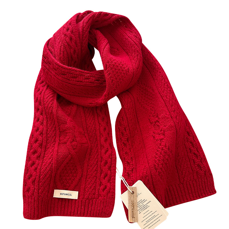 Luxury 100% Wool Scarf Women M - Shawl Wrap Winter avis et prix