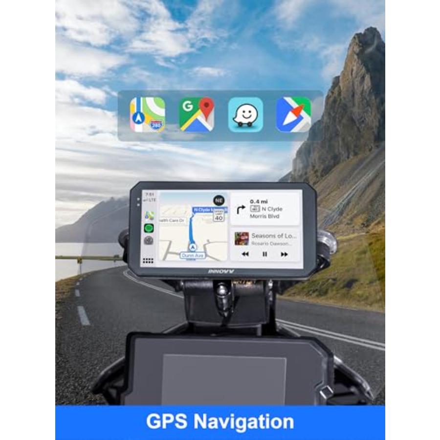 Motorcycle GPS Navigation with - Touch Screen Gloves avis et prix