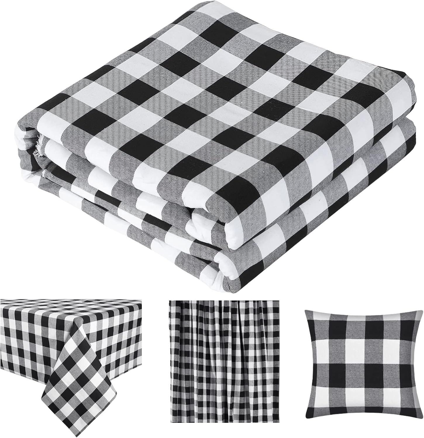 Christmas Plaid Fabric for DIY - Flannel Shirt Lined avis et prix
