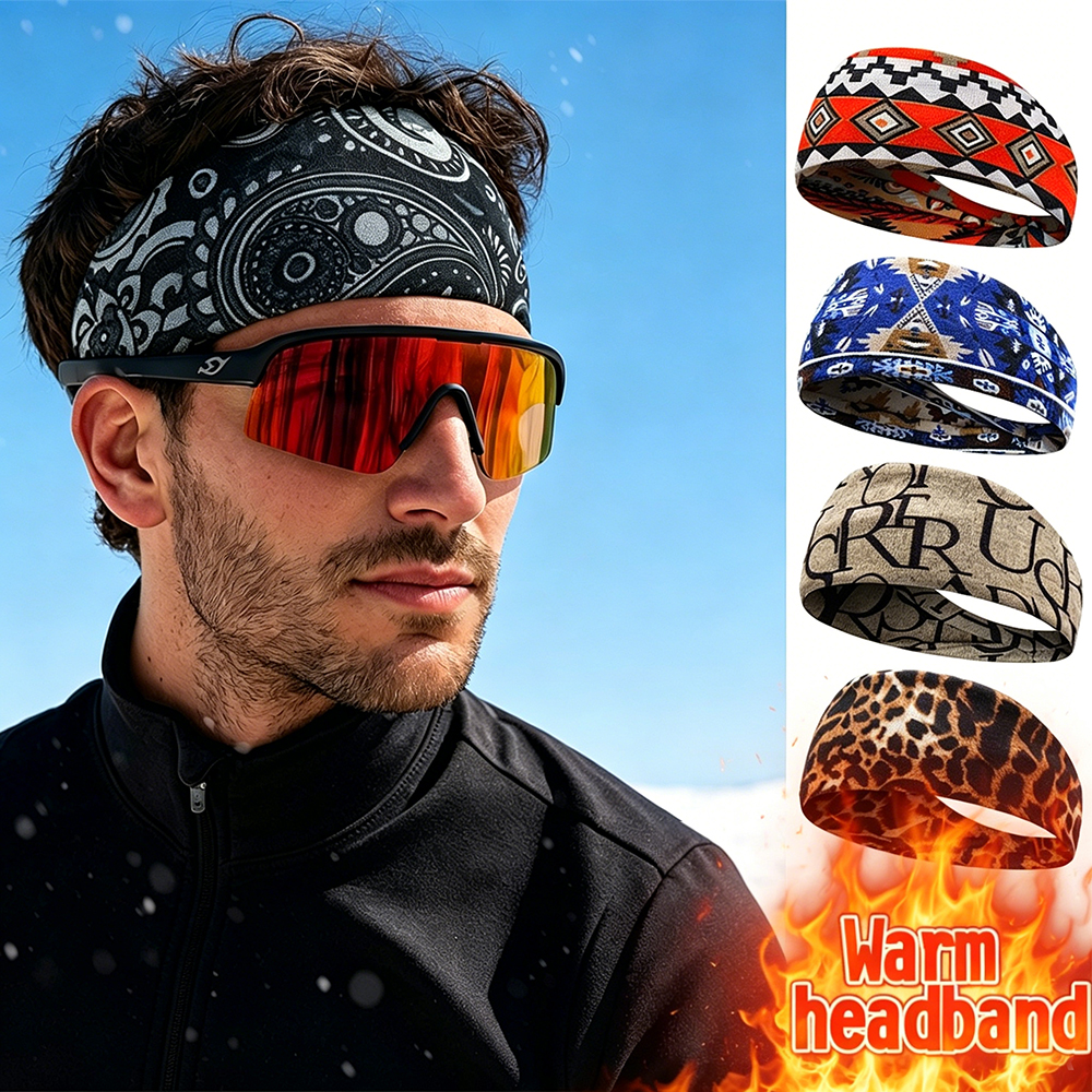 Printed Fleece Headband Winter - Fleece Ear Warmer Band avis et prix