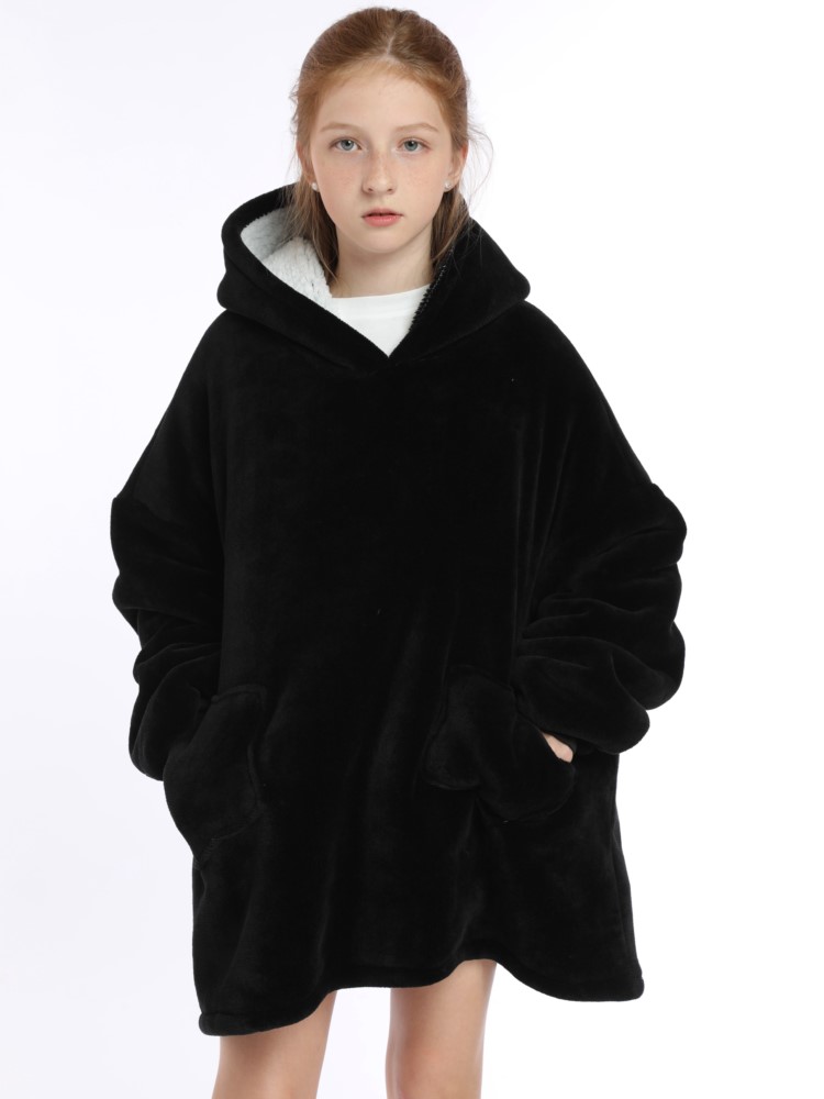 Winter Sherpa Blanket Teens Ho - Sherpa Hoodie Fleece avis et prix