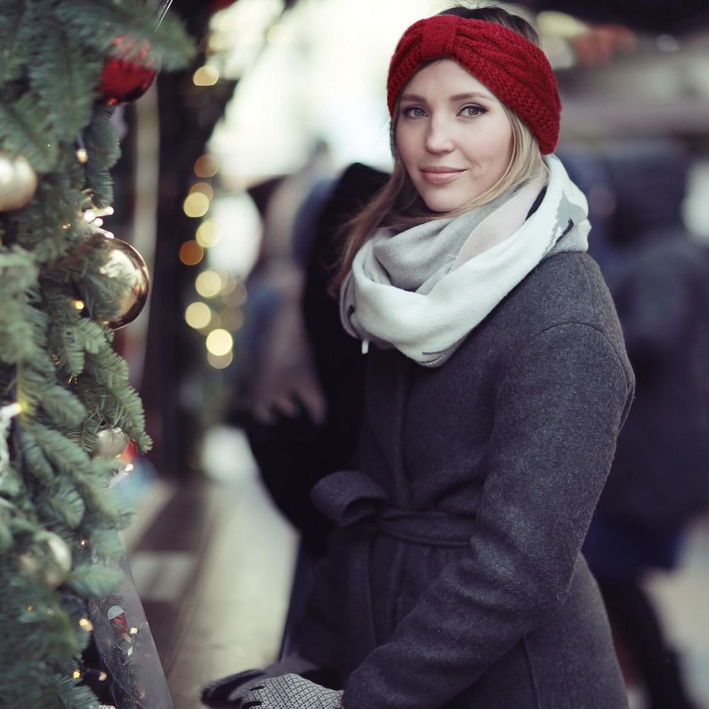 Winter Knitted Women Headbands - Winter Headband Fleece avis et prix